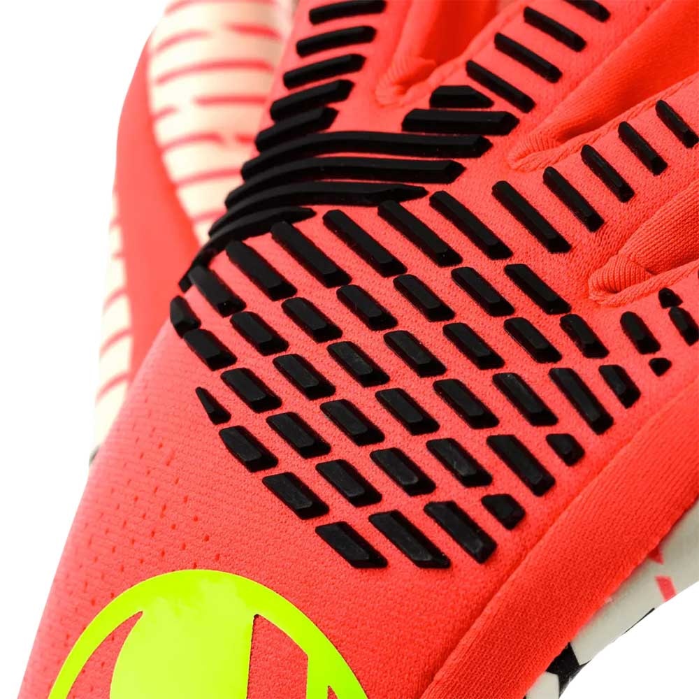Uhlsport FM Ultragrip ZNE HYBD Keeperhansker Rød/Hvit/Gul