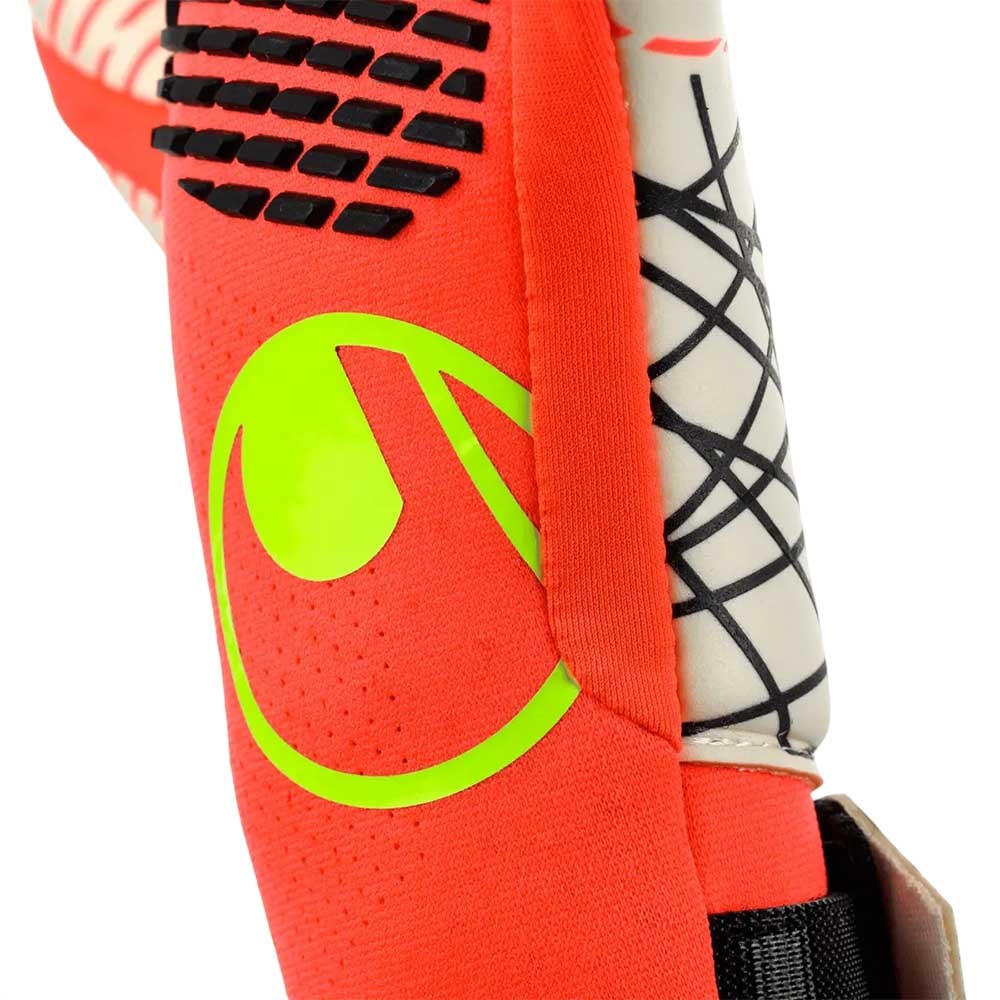 Uhlsport FM Ultragrip ZNE HYBD Keeperhansker Rød/Hvit/Gul