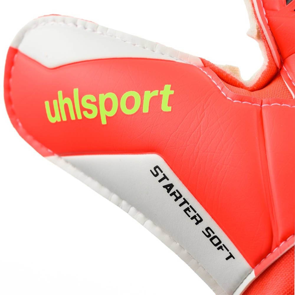 Uhlsport FM Starter Soft Keeperhansker Barn Rød/Hvit/Gul