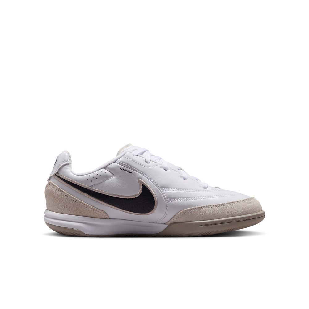 Nike Tiempo Streetgato IC Futsal Innendørs Fotballsko Barn Hvit/Grå
