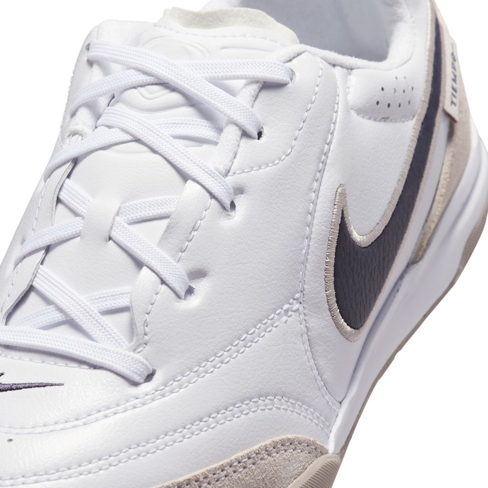 Nike Tiempo Streetgato IC Futsal Innendørs Fotballsko Barn Hvit/Grå