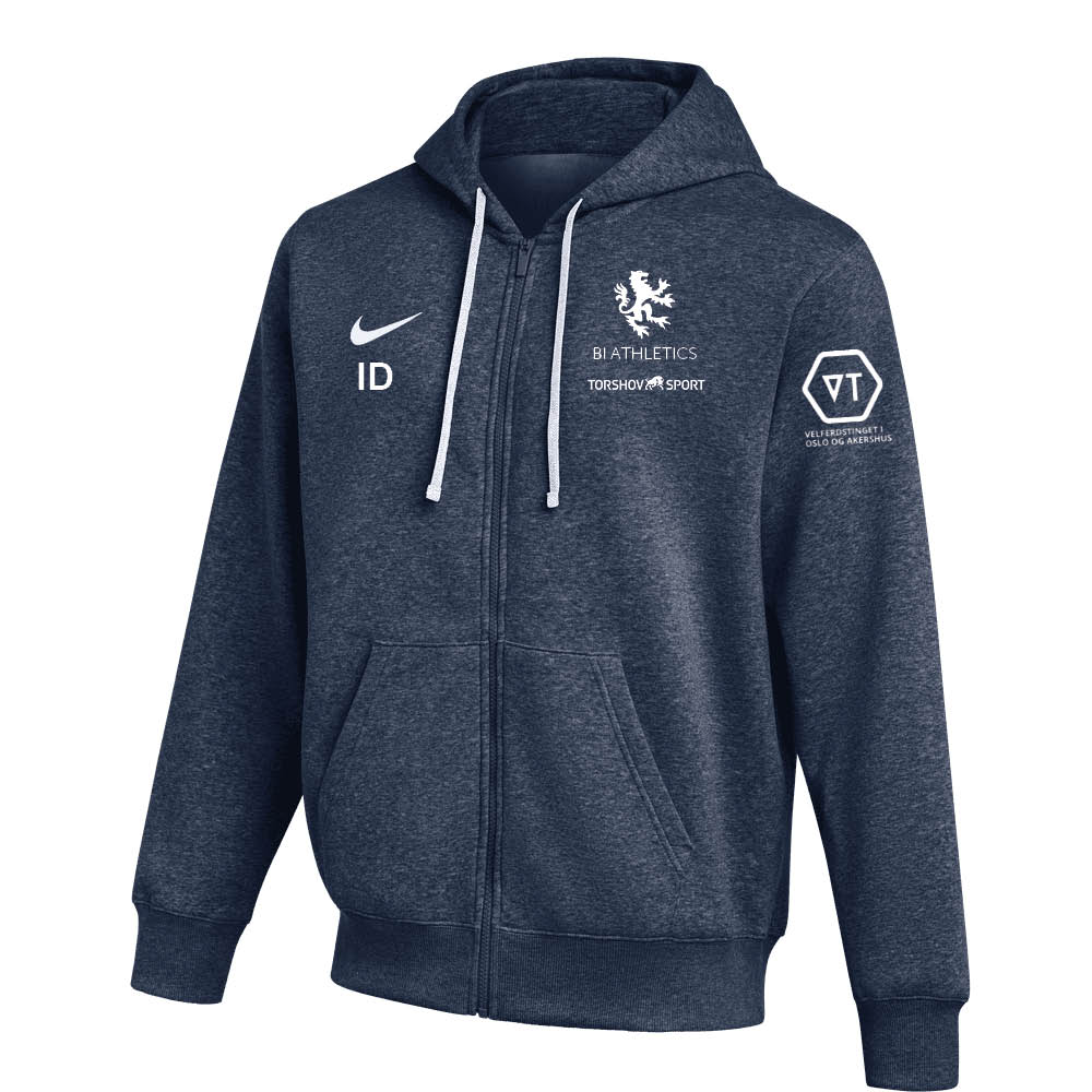 Nike BI Athletics Full-Zip Hettegenser Marine