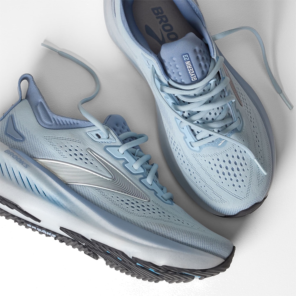 Brooks Glycerin 23 Løpesko Dame Blå