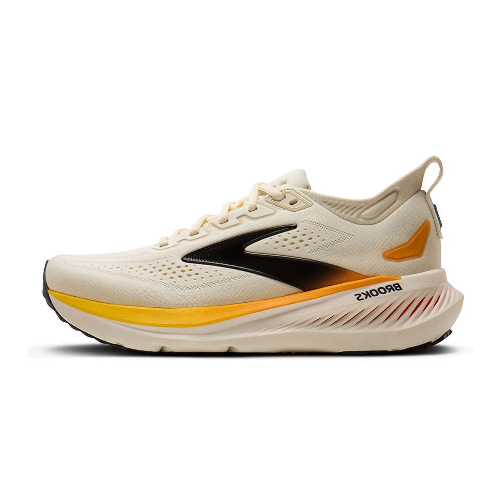 Brooks Glycerin 23 Løpesko Herre Beige/Oransje