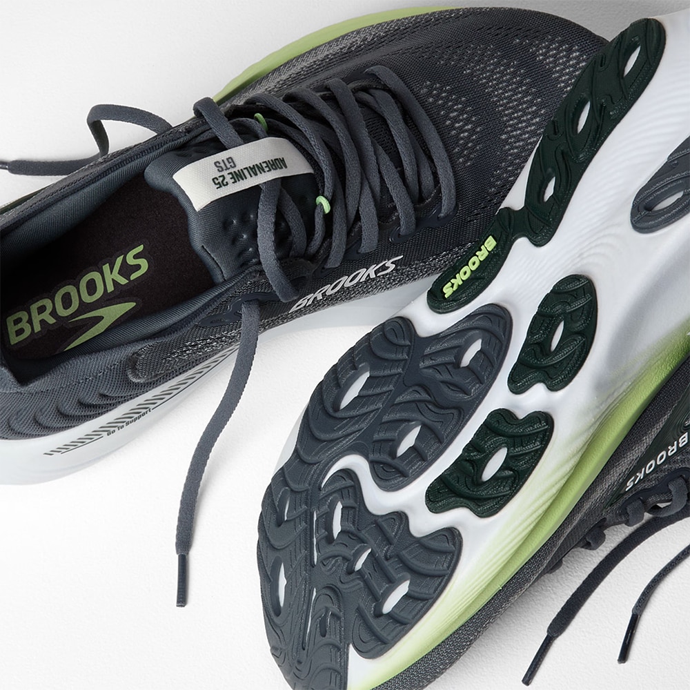 Brooks Adrenaline GTS 25 Løpesko Herre Grå/Sort