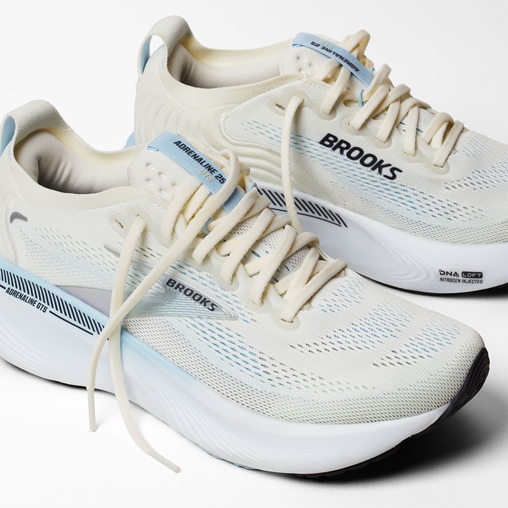 Brooks Adrenaline GTS 25 Løpesko Dame Beige