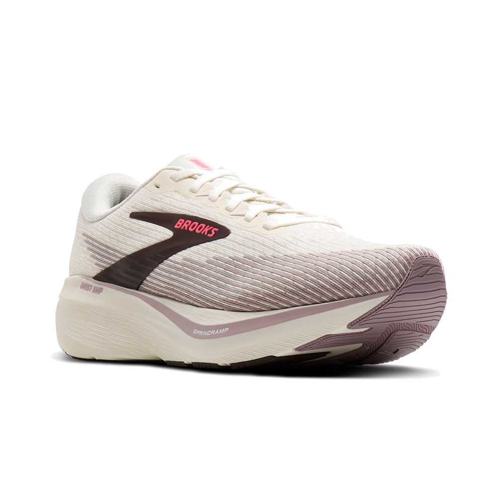Brooks Ghost Amp Løpesko Dame Beige