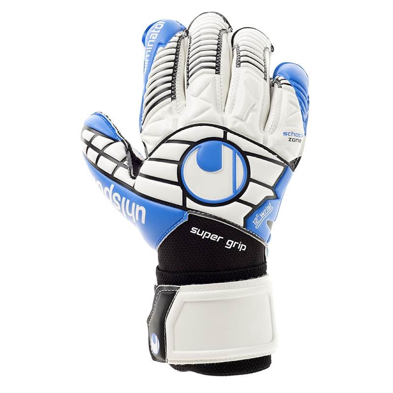 Uhlsport Eliminator Supergrip 360 Keeperhansker Hvit/Blå
