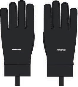 Salomon Softshell Løpehansker Sort