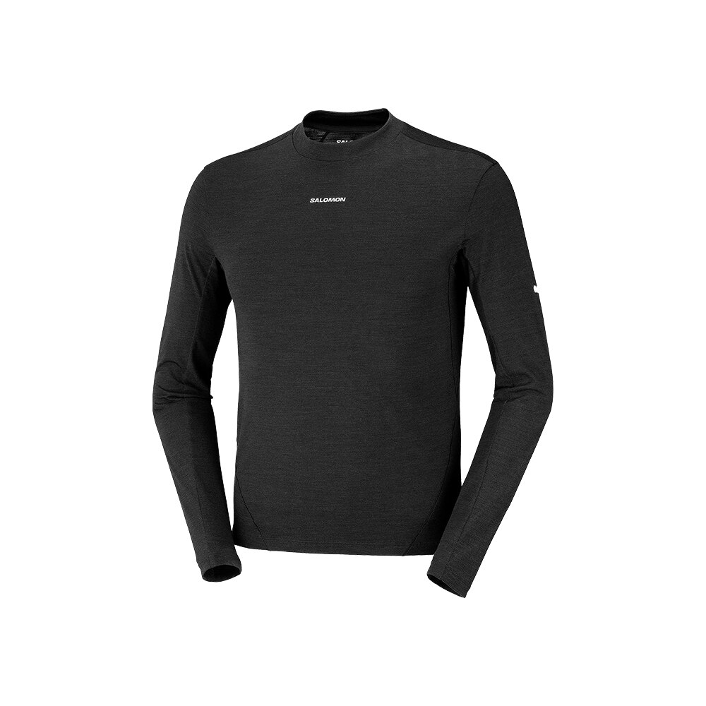 Salomon Sense Merino Langermet Trøye Herre Sort