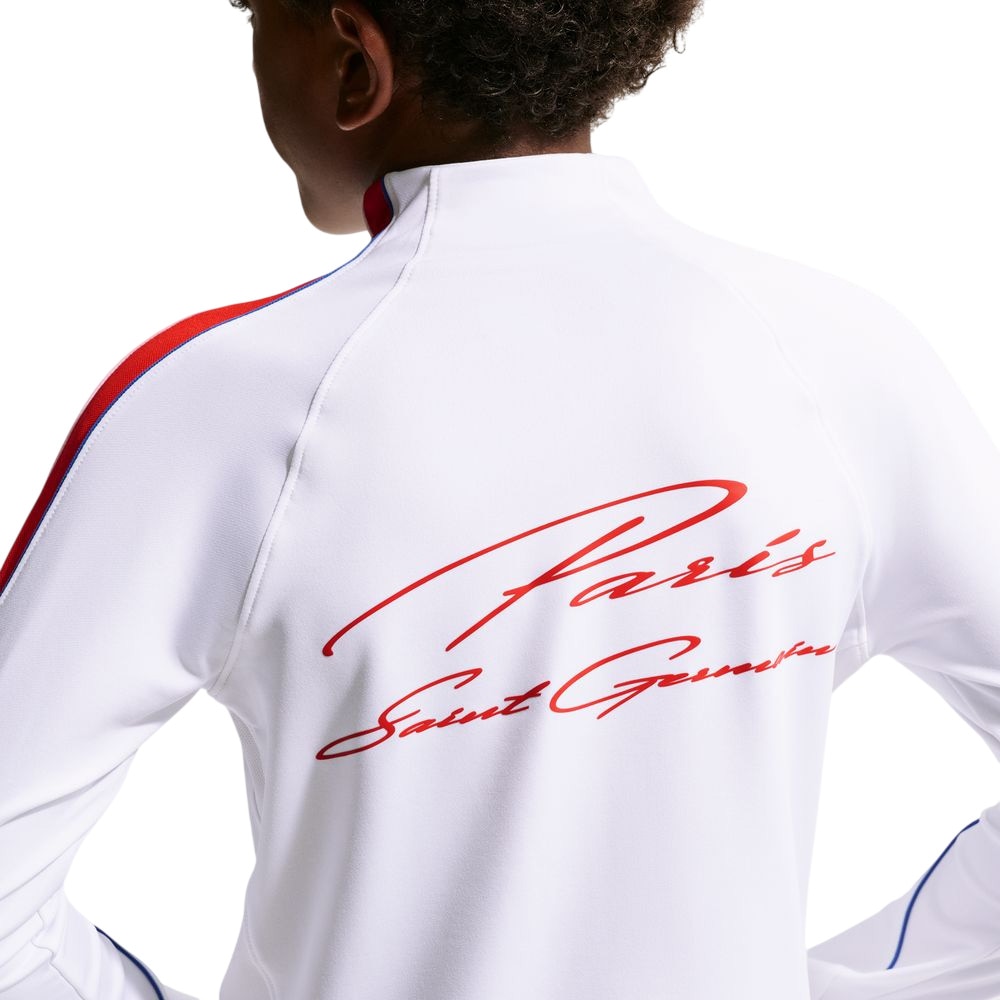 Nike PSG Dri-FIT Strike Treningsgenser 26/27 Barn Hvit/Rød