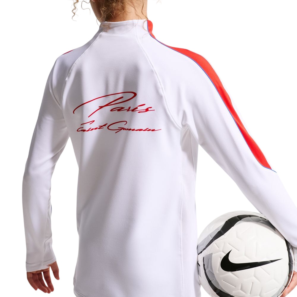 Nike PSG Dri-FIT Strike Treningsgenser 26/27 Barn Hvit/Rød