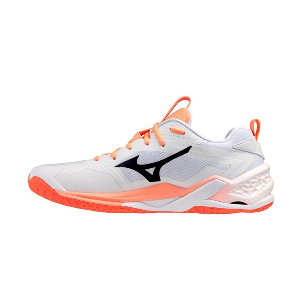 Mizuno Wave Stealth Neo 2.1 Håndballsko Hvit/Oransje/Sort