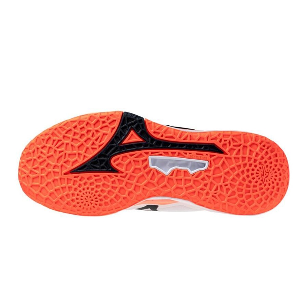 Mizuno Wave Stealth Neo 2.1 Håndballsko Hvit/Oransje/Sort