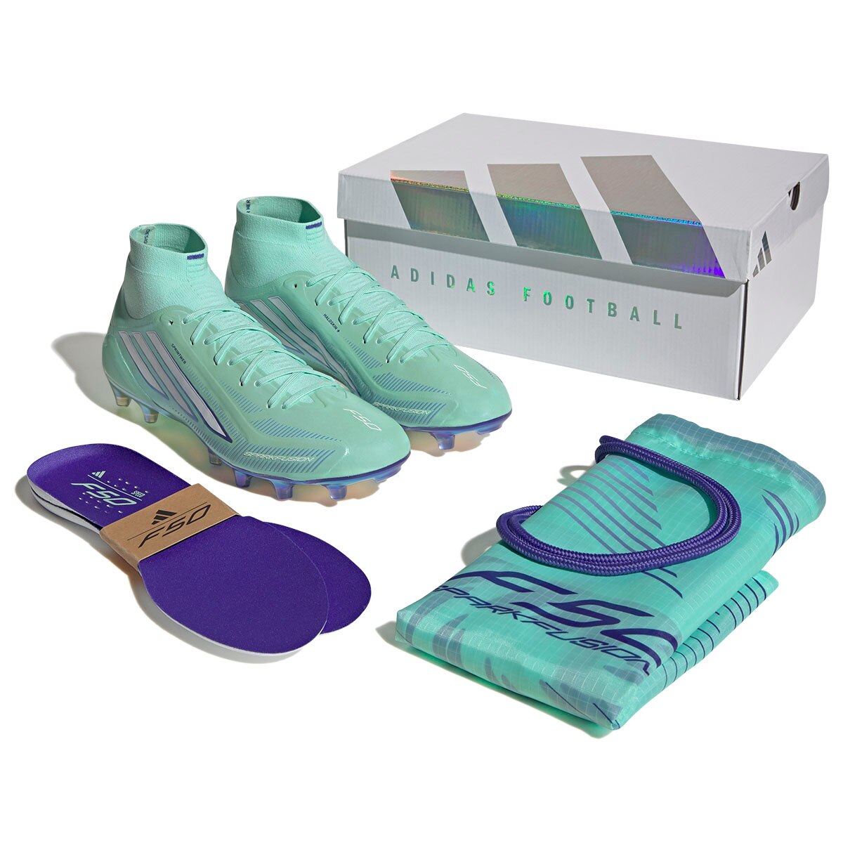Adidas F50 Sparkfusion Elite Mid FG/AG Fotballsko Dame Final Rush