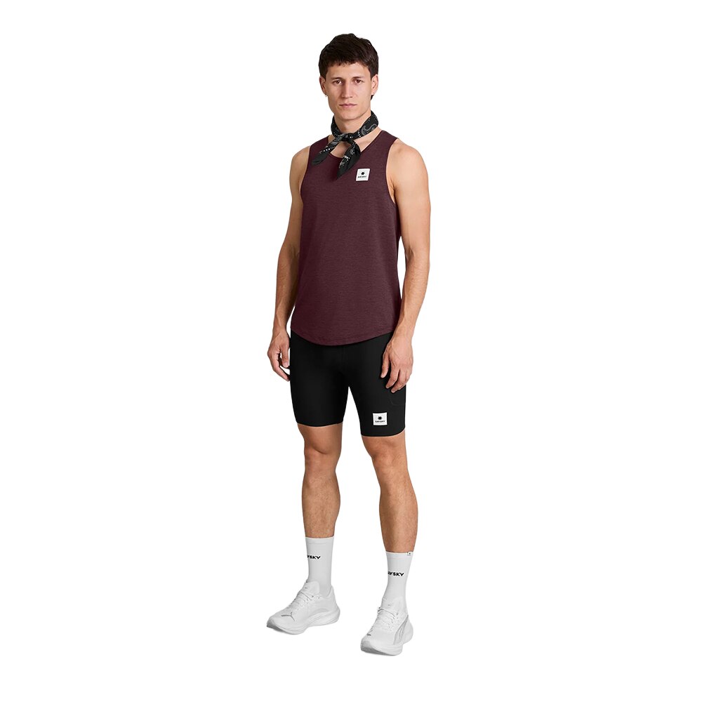 Saysky Clean Combat Pro Singlet Herre Burgunder