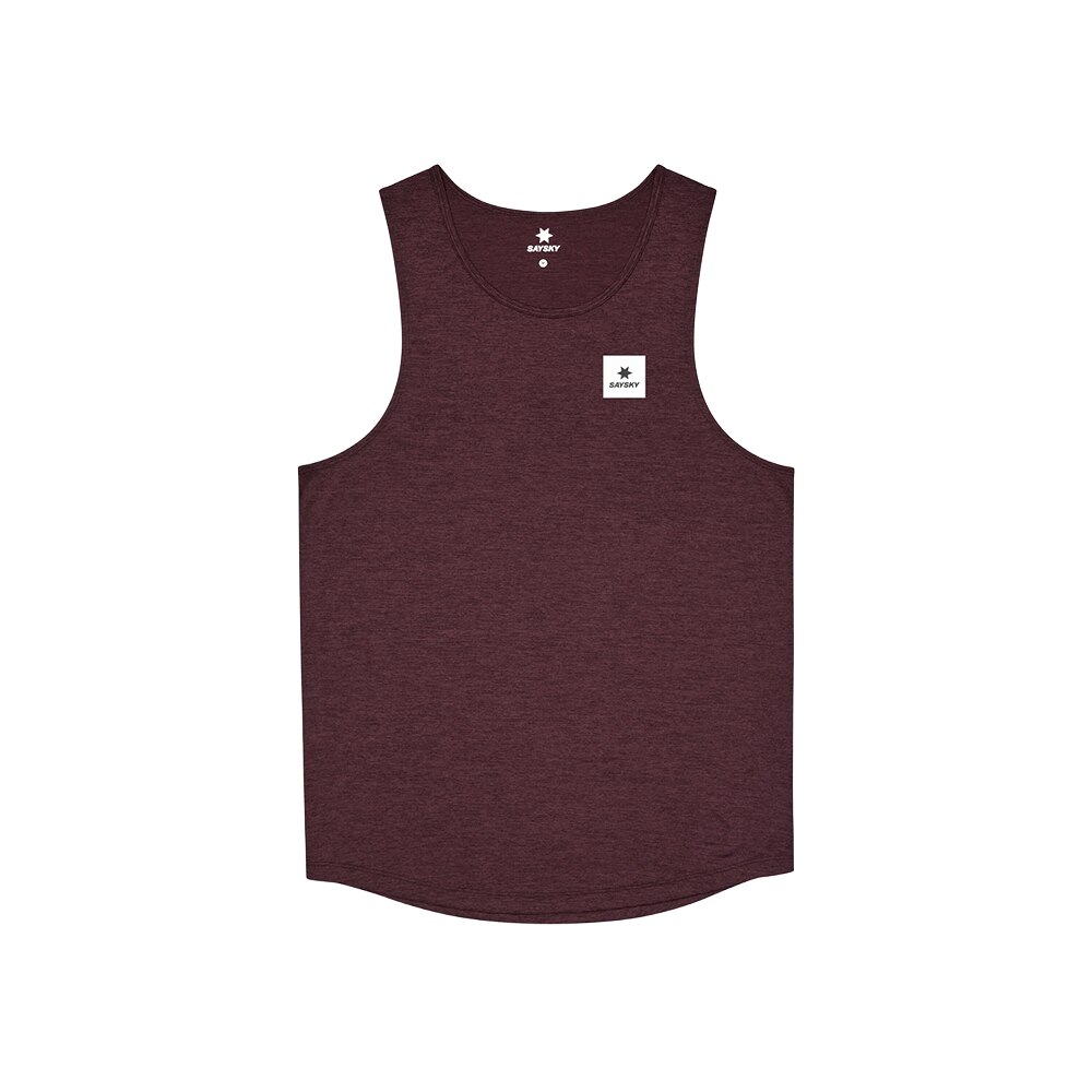 Saysky Clean Combat Pro Singlet Herre Burgunder