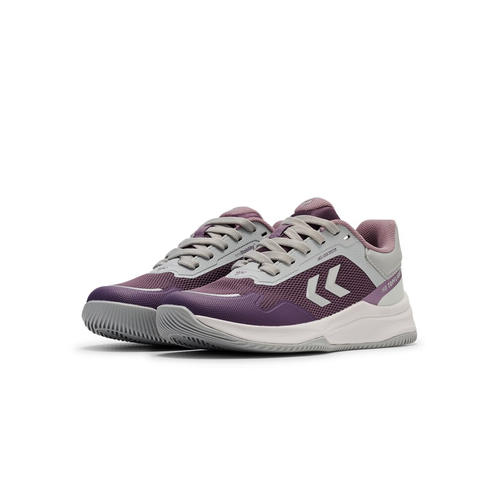 Hummel Topflight Pro LC JR Håndballsko Barn Grå/Lilla