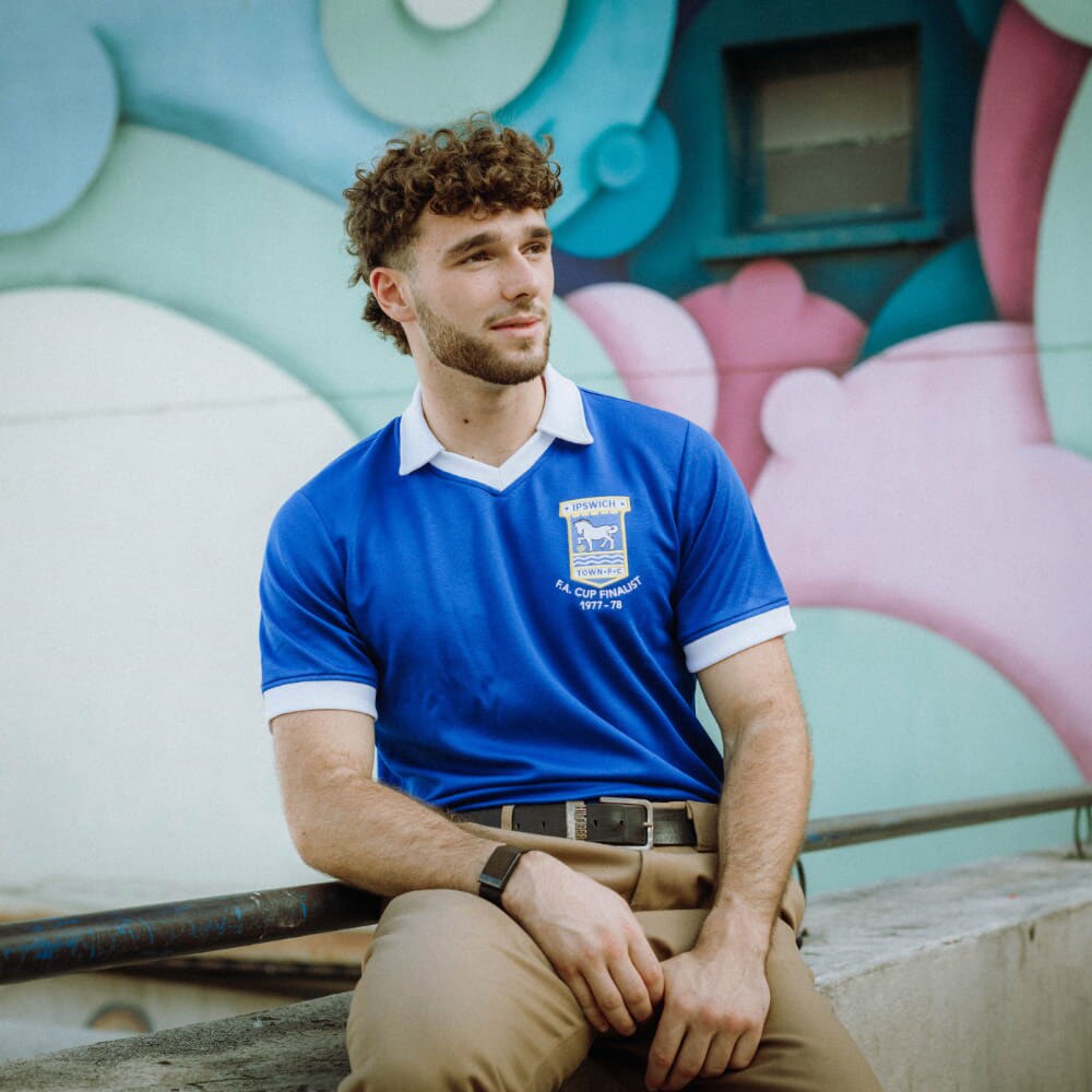Copa Ipswich Town FC 1977-1978 Retro Fotballdrakt Hjemme