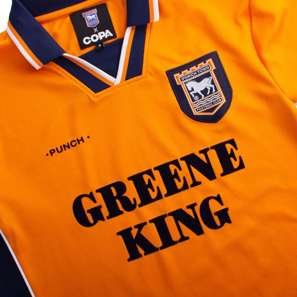 Copa Ipswich Town FC 1998-200 Retro Fotballdrakt Borte