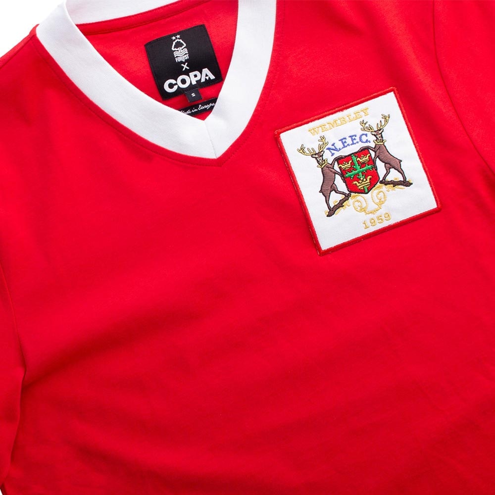 Copa Nottingham Forest 1959 Cup Final Retro Fotballdrakt Hjemme