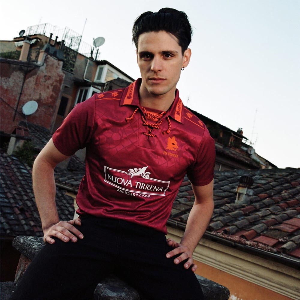 Copa AS Roma 1994-1995 Retro Fotballdrakt Hjemme