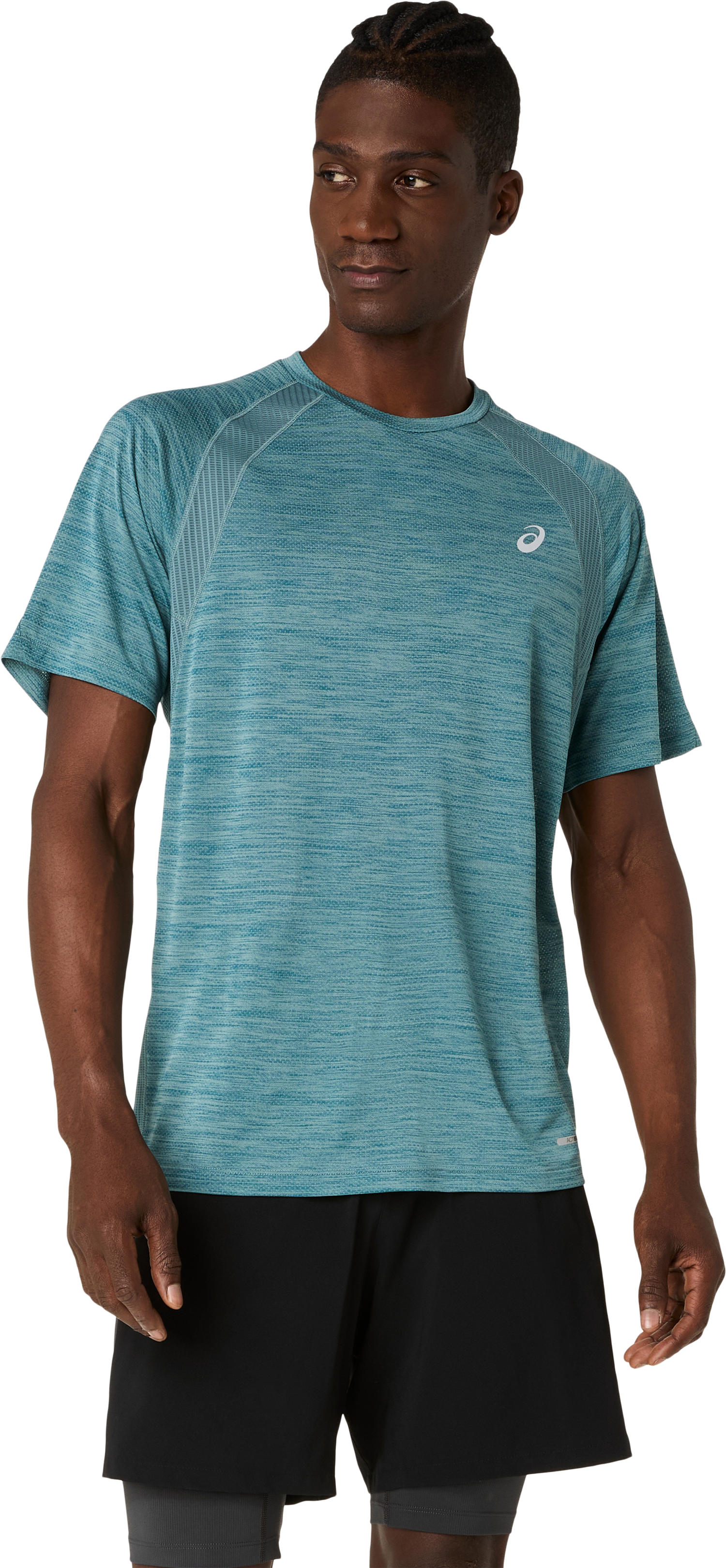 Asics Road T-skjorte Herre Turkis