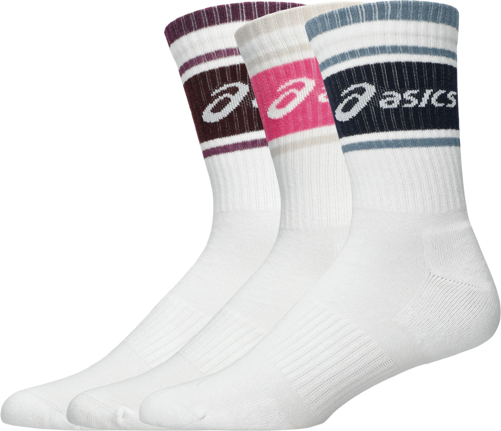ASICS Logo Crew 3-Pack Løpesokker Flerfarget