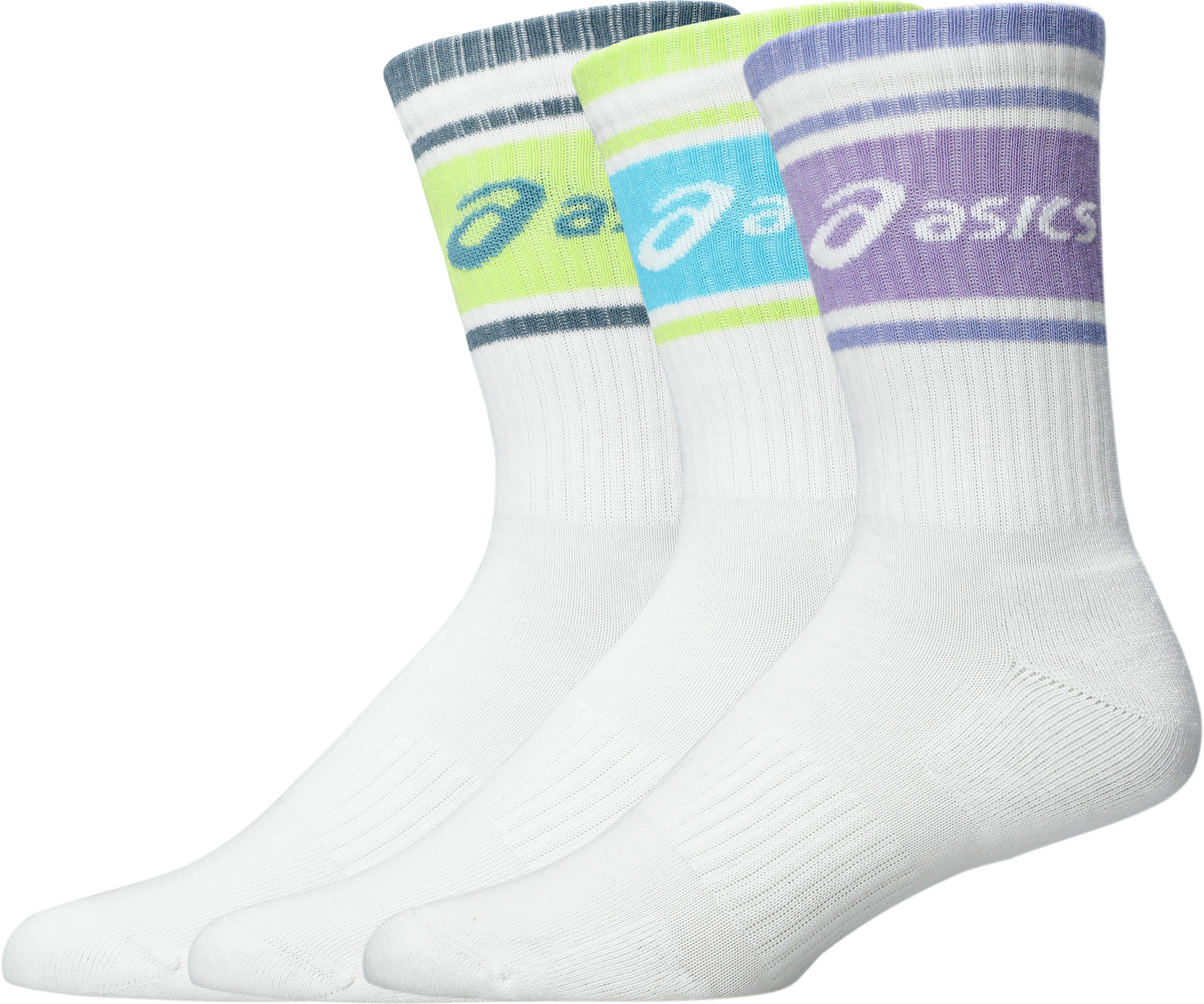 ASICS Logo Crew 3-Pack Løpesokker Flerfarget