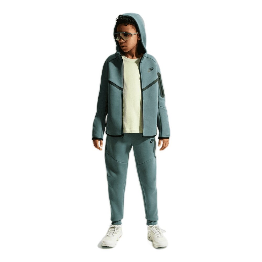 Nike Sportswear Tech Fleece Full-Zip Hettegenser Barn Turkis