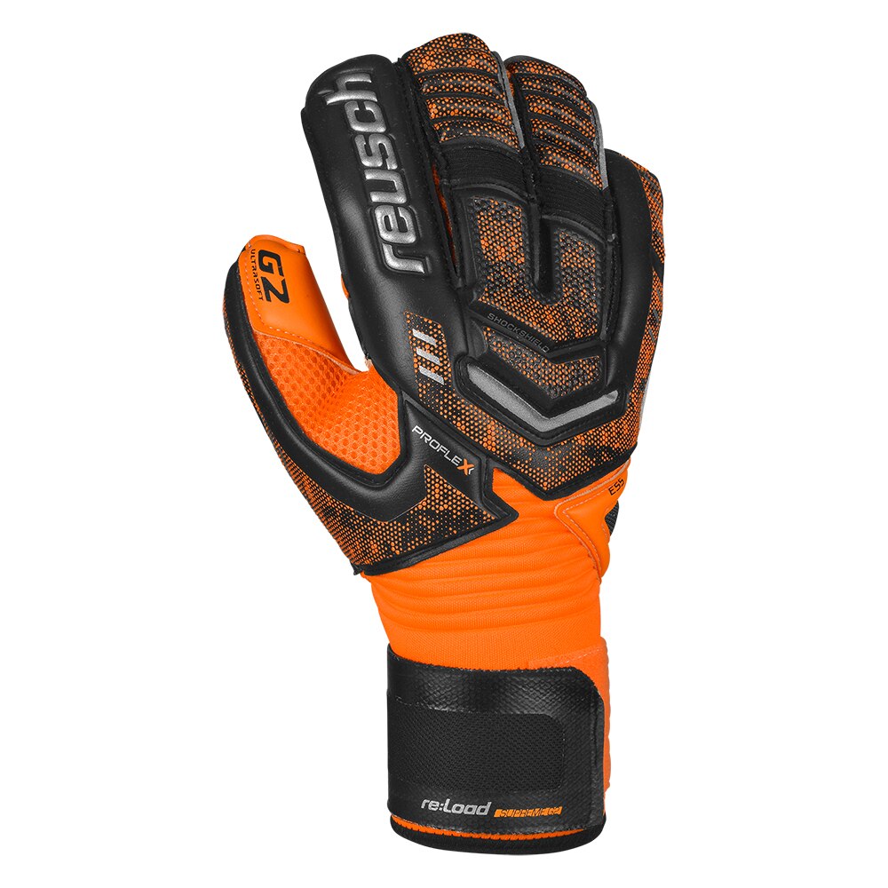 Reusch Reload Supreme G2 Keeperhansker Sort/Oransje