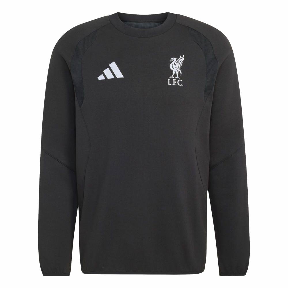Adidas Liverpool FC Travel Crew Genser 26/27 Sort/Hvit