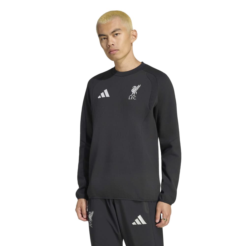 Adidas Liverpool FC Travel Crew Genser 26/27 Sort/Hvit