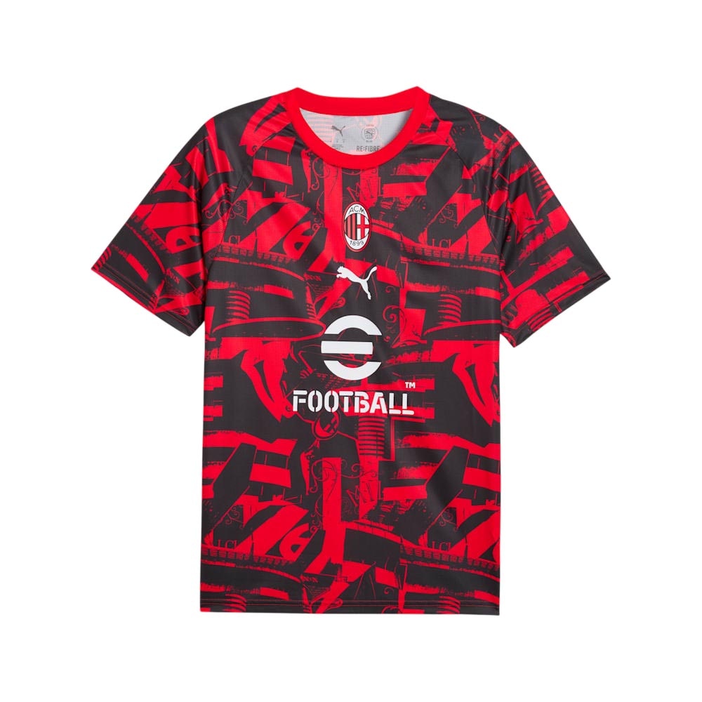 Puma AC Milan Pre Match Fotballtrøye 26/27 Rød/Sort