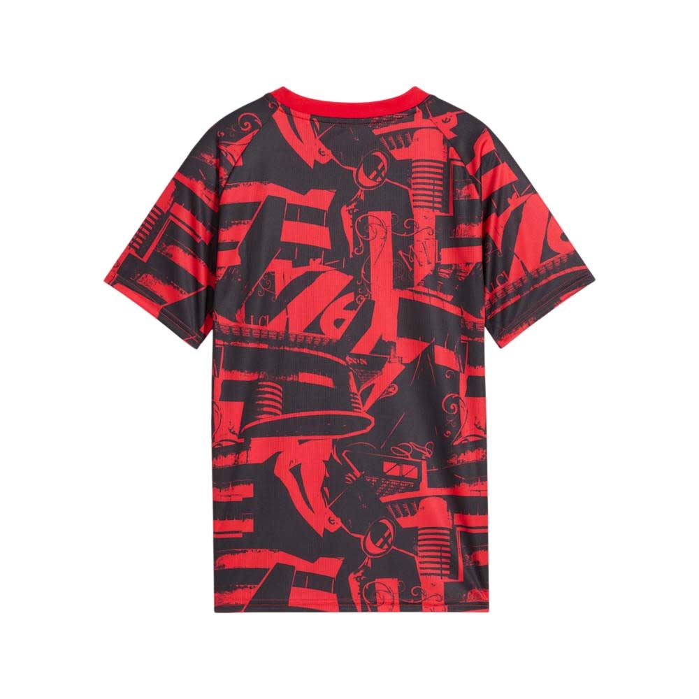 Puma AC Milan Pre Match Fotballtrøye 26/27 Barn Rød/Sort