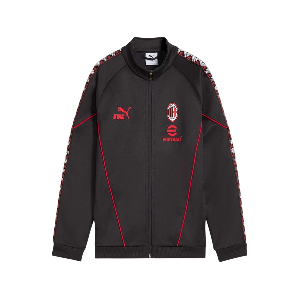 Puma AC Milan KING Anthem Jakke 26/27 Barn Grå/Sort/Rød