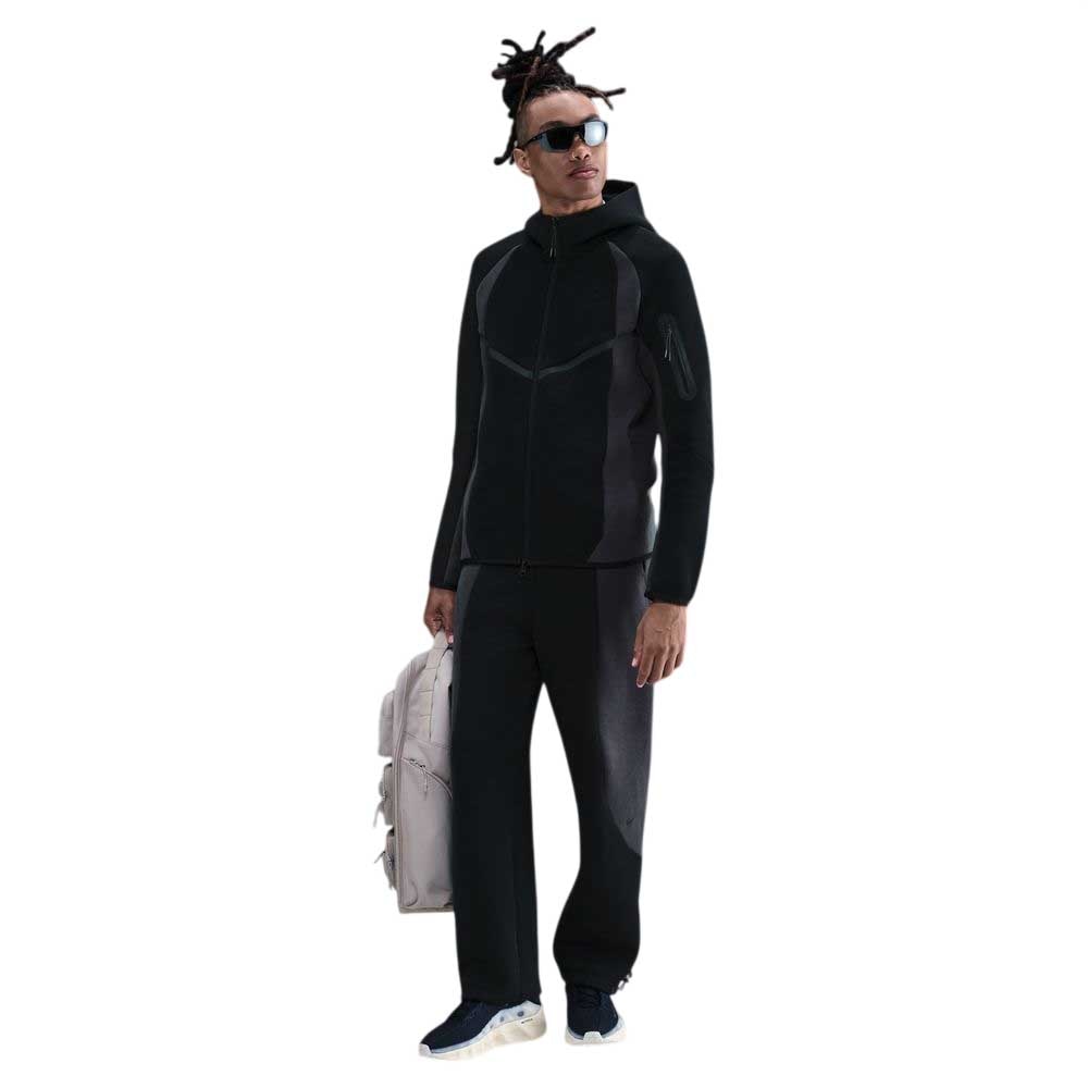 Nike Tech Fleece Pro Color-Block Fritidsbukse Sort/Grå