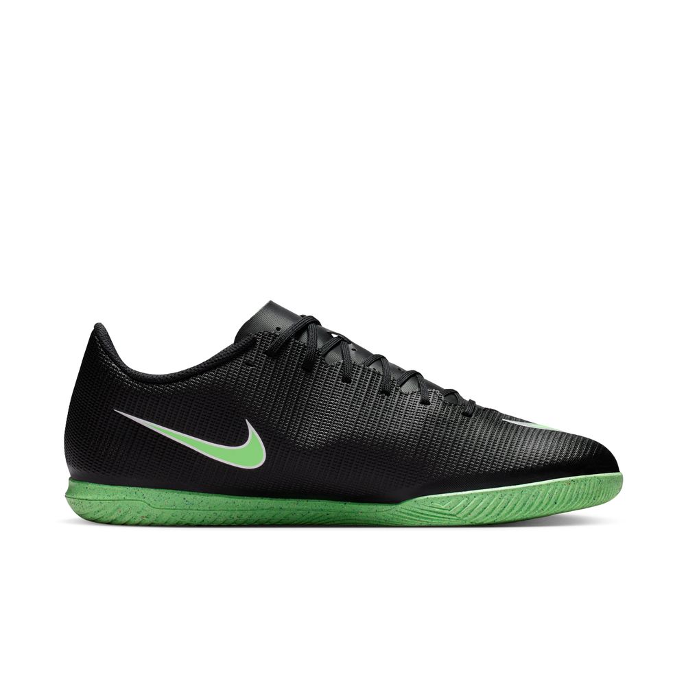 Nike Mercurial Vapor 17 Club IC Innendørs Fotballsko Shadow Sort/Grønn