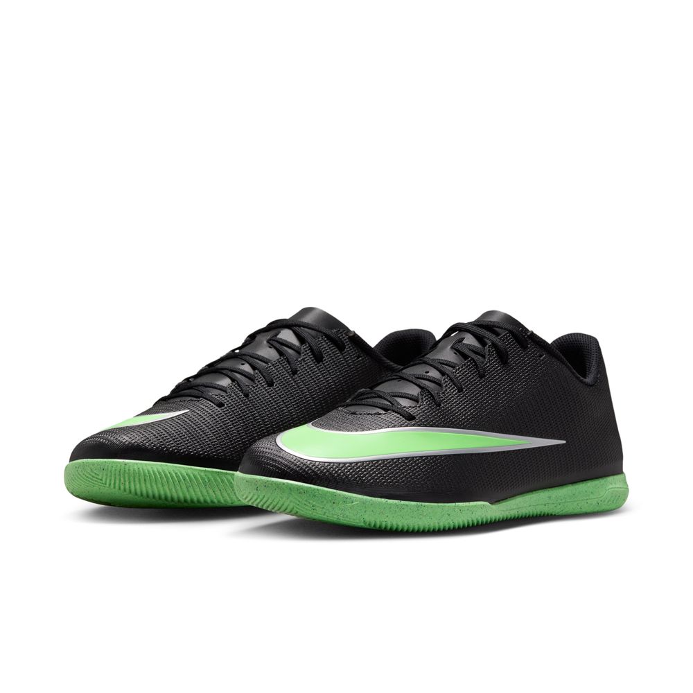 Nike Mercurial Vapor 17 Club IC Innendørs Fotballsko Shadow Sort/Grønn