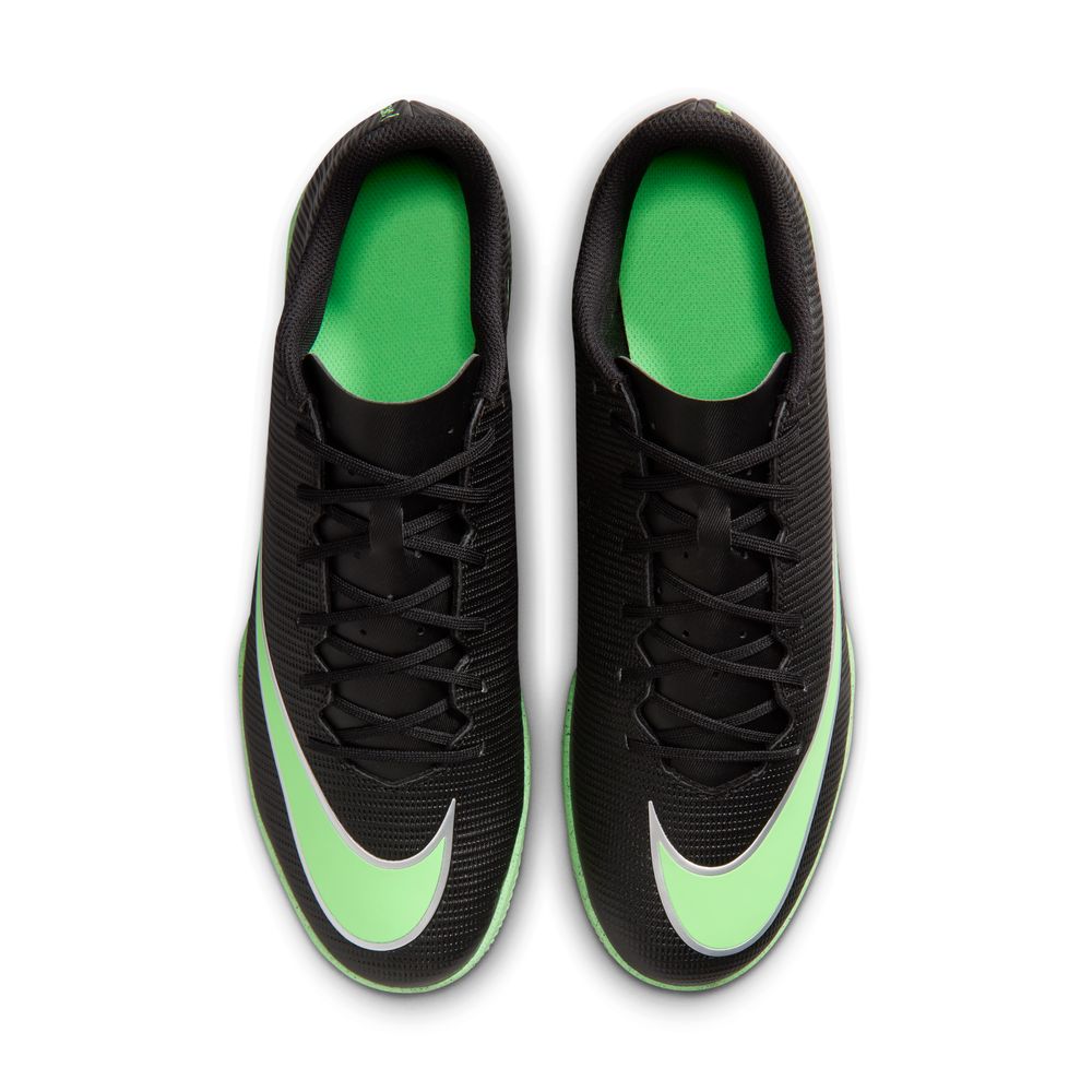 Nike Mercurial Vapor 17 Club IC Innendørs Fotballsko Shadow Sort/Grønn