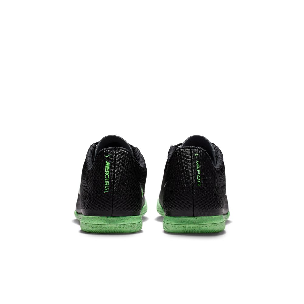 Nike Mercurial Vapor 17 Club IC Innendørs Fotballsko Shadow Sort/Grønn