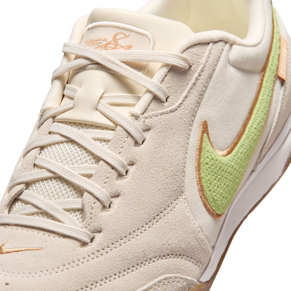 Nike Tiempo Streetgato Premium IC Futsal Innendørs Fotballsko Beige/Gul
