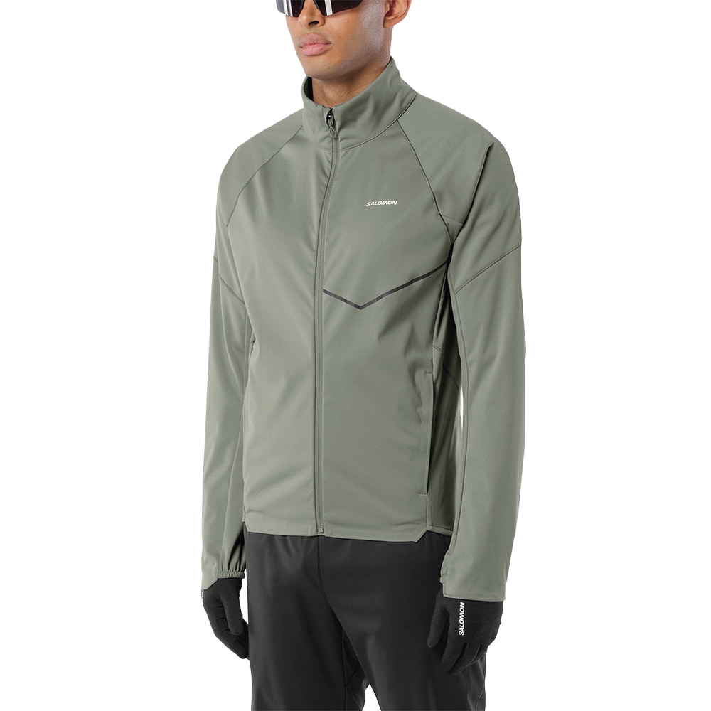 Salomon Sense Aero Softshell Løpejakke Herre Grå