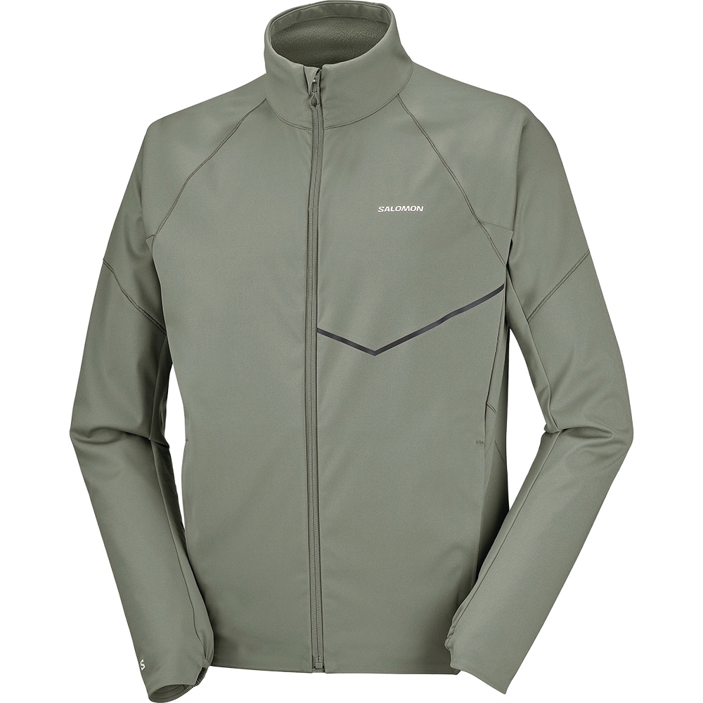 Salomon Sense Aero Softshell Løpejakke Herre Grå