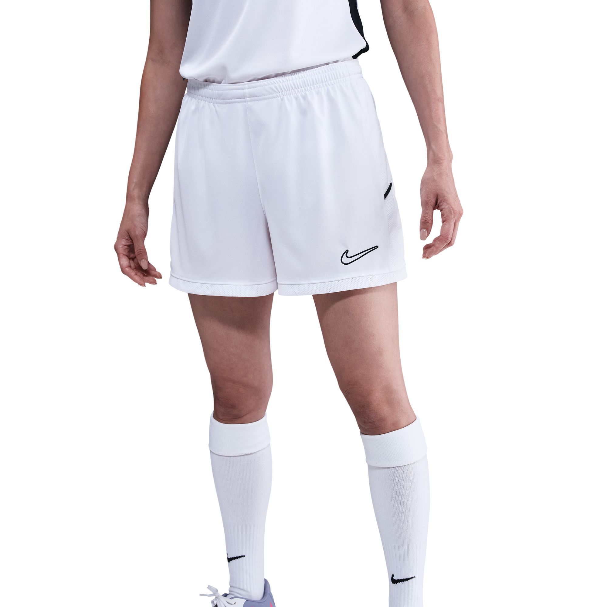 Nike Academy 25 Dri-FIT Fotballshorts Dame Hvit/Sort