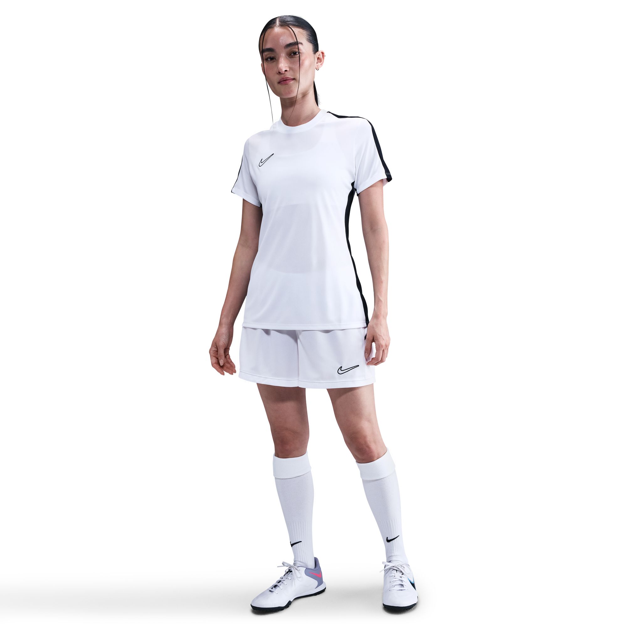 Nike Academy 25 Dri-FIT Fotballshorts Dame Hvit/Sort