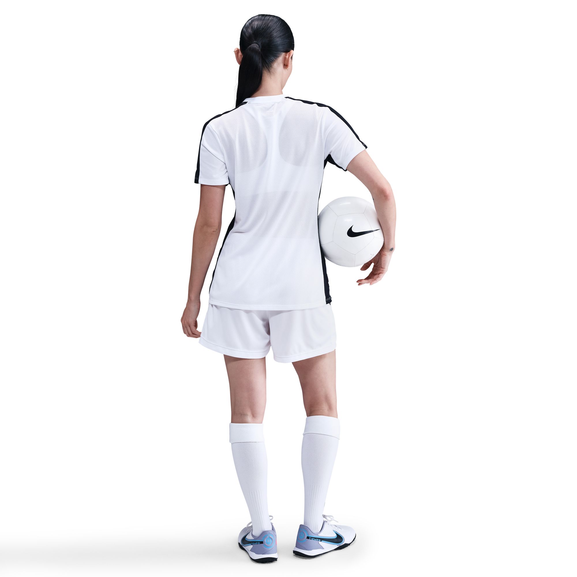 Nike Academy 25 Dri-FIT Fotballshorts Dame Hvit/Sort