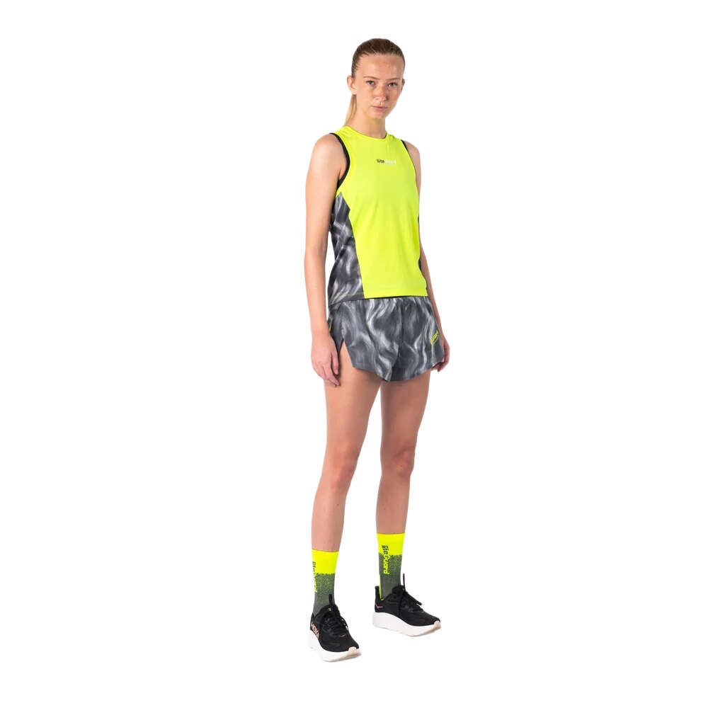 Liiteguard Race Ground-Tech Løpesinglet Dame Gul/Grå