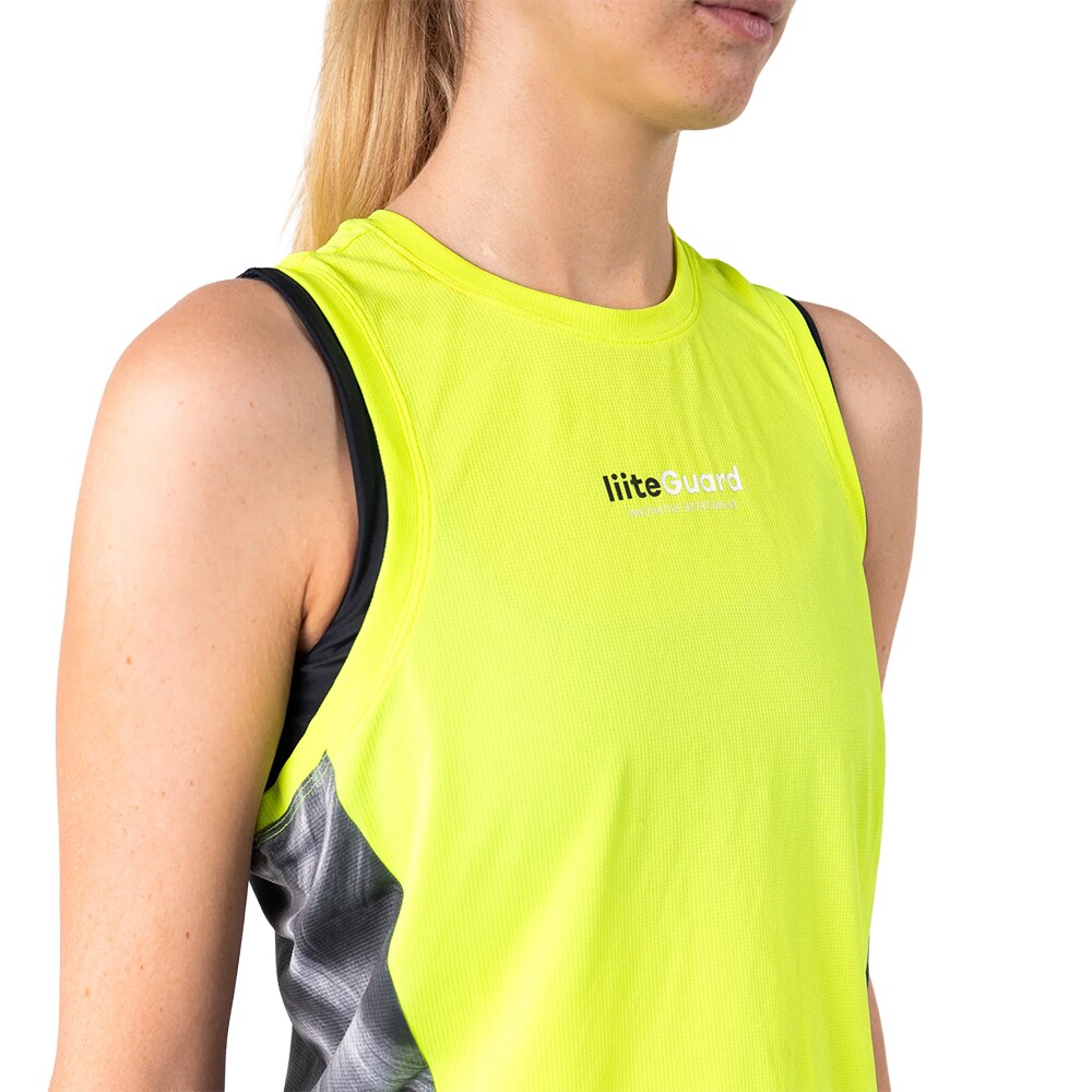 Liiteguard Race Ground-Tech Løpesinglet Dame Gul/Grå