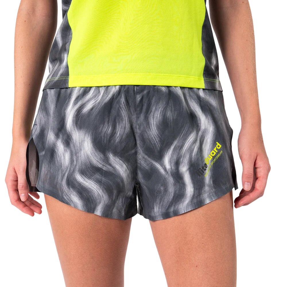 Liiteguard Race Split Løpeshorts Dame Grå